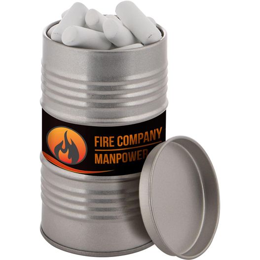 Ölfass, gefüllt mit Süßigkeiten (Bild 1)