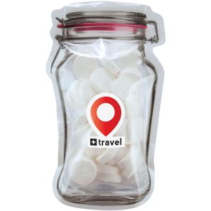 Briefkasten-"Weckglas" midi mit Süssigkeiten