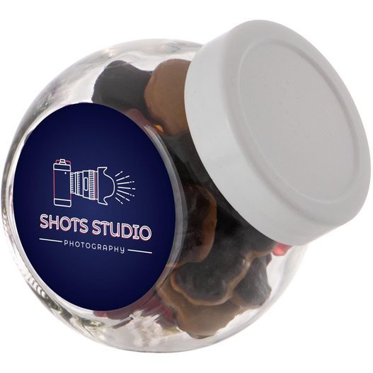 Mini Glas 0,2 Liter gefüllt mit Süßigkeiten (Bild 1)