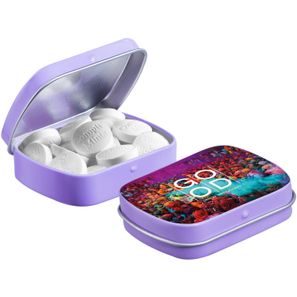 Mini Klappdeckeldose mit Form Pfefferminz