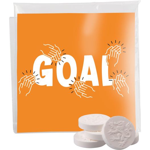 Transparent gefüllter Beutel mit farbigem Inlay (Bild 1)