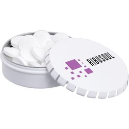 Klick-Klack Dose gefüllt mit Pfefferminz in Standardform