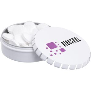 Klick-Klack Dose gefüllt mit Pfefferminz in Standardform