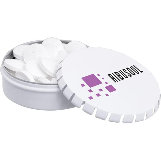 Klick-Klack Dose gefüllt mit Pfefferminz in Standardform (Bild 1)