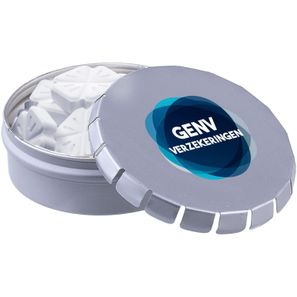 Mini clic-clac Dose mit Pfefferminzform
