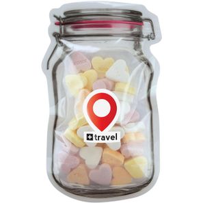 Briefkasten-"Weckglas" midi mit Süssigkeiten