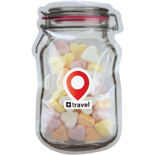 Briefkasten-"Weckglas" midi mit Süssigkeiten (Bild 1)