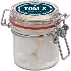 Midi Weckglas 0,25 L gefüllt mit Süßigkeiten