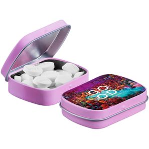 Mini Klappdeckeldose mit Pfefferminz