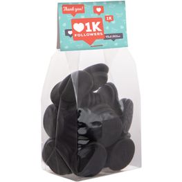 Blockbeutel mit Topkarte und 150 g Süssigkeiten