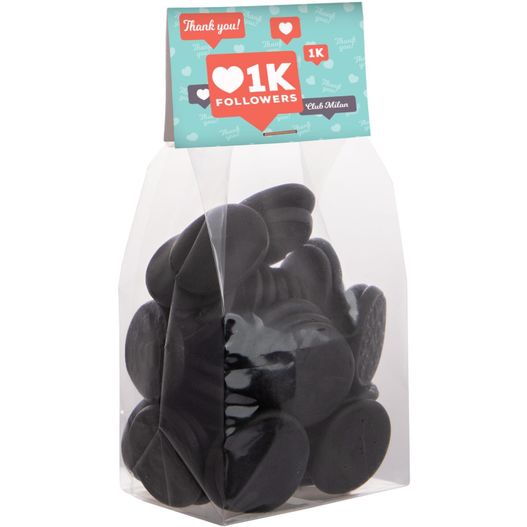 Blockbeutel mit Topkarte und 150 g Süssigkeiten (Bild 1)