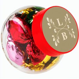 Mikro Glas 50 ml gefüllt mit Süßigkeiten