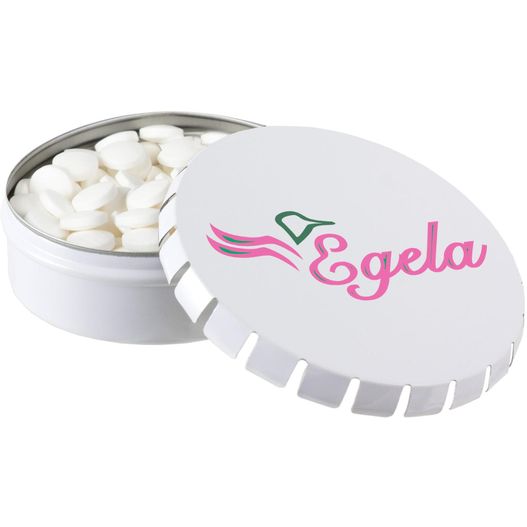 Klick-Klack Dose gefüllt mit Pfefferminz (Bild 1)