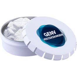 Mini clic-clac Dose mit Pfefferminzform