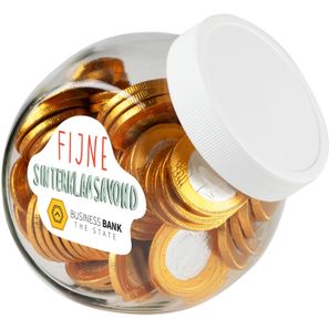 Medium Glas 0,9 Liter gefüllt mit Süßigkeiten
