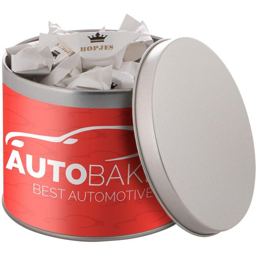 Runde Dose, 0.6 L gefüllt mit Süßigkeiten (Bild 1)