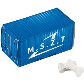 Mit Pfefferminz gefüllte Containerbox