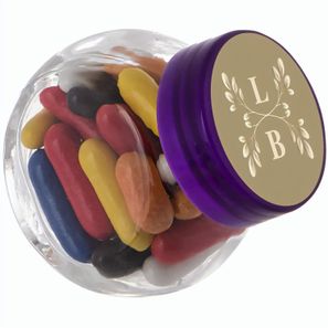 Mikro Glas 50 ml gefüllt mit Süßigkeiten