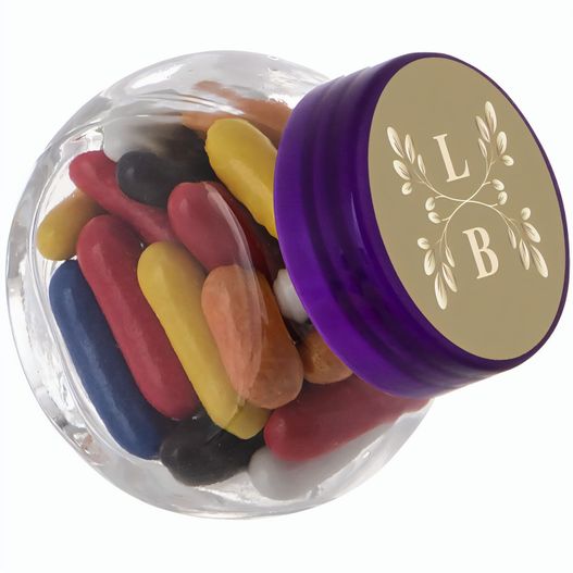Mikro Glas 50 ml gefüllt mit Süßigkeiten (Bild 1)