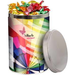 Große Dose 1,3 Liter, gefüllt mit Süßigkeiten