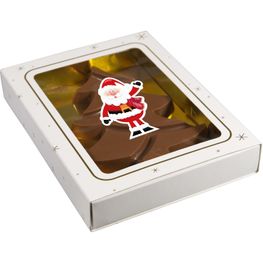 Schachtel mit Schoko-Weihnachtsbaum