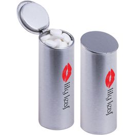 Runde hohe Dose Pfefferminz