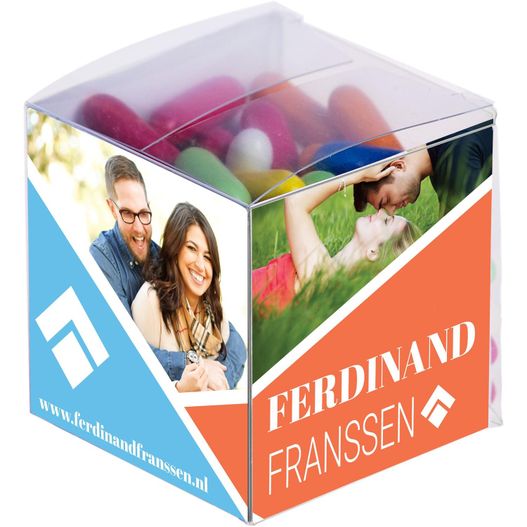Produktabbildung Transparente Würfel mit Lakritzstäbchen Transparente Würfel mit Lakritzstäbchen (Bild 1)