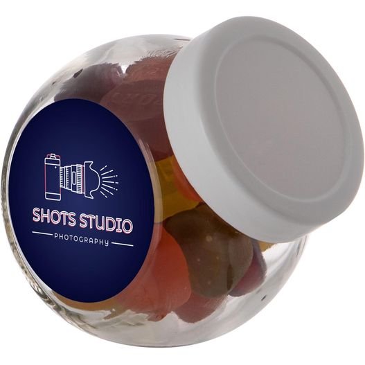 Produktabbildung Mini Glas 0,2 Liter gefüllt mit Süßigkeiten Mini Glas 0,2 Liter gefüllt mit Süßigkeiten (Bild 1)
