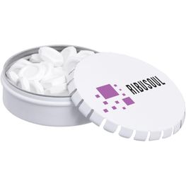 Klick-Klack Dose gefüllt mit Pfefferminz in Standardform