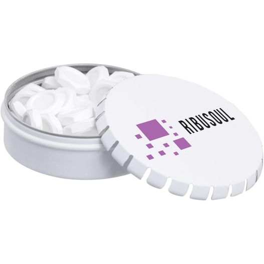 Produktabbildung Klick-Klack Dose gefüllt mit Pfefferminz in Standardform Klick-Klack Dose gefüllt mit Pfefferminz in Standardform (Bild 1)