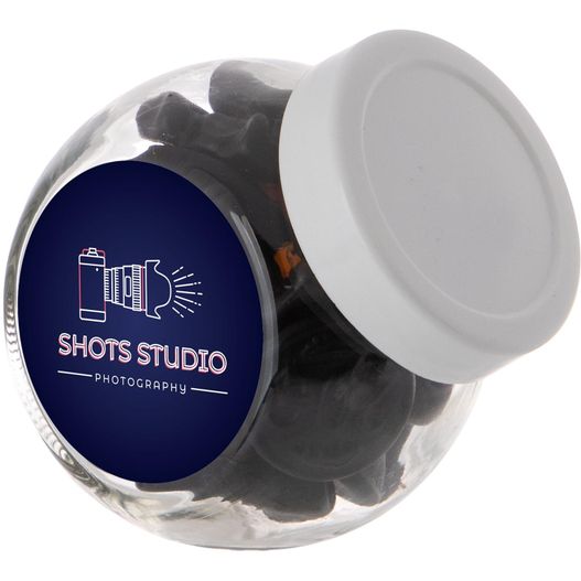 Mini Glas 0,2 Liter gefüllt mit Süßigkeiten (Bild 1)