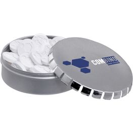 Klick-Klack Dose mit Logo Pfefferminz