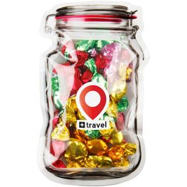 Briefkasten-"Weckglas" midi mit Süssigkeiten