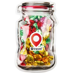 Briefkasten-"Weckglas" midi mit Süssigkeiten