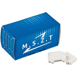 Mit Pfefferminz gefüllte Containerbox