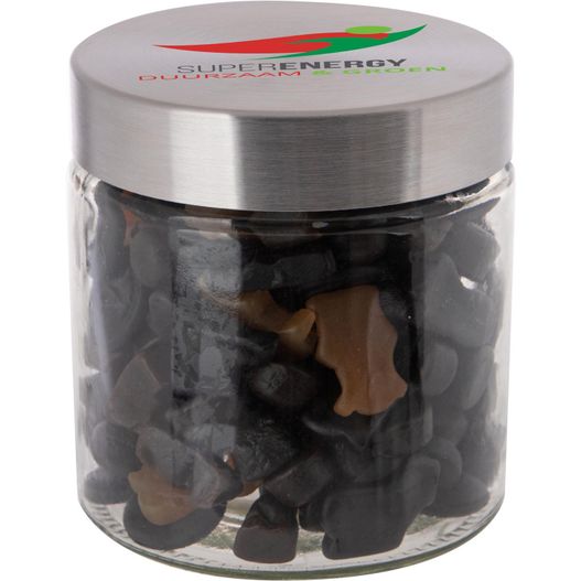 Glas 0,9 Liter gefüllt mit Süßigkeiten (Bild 1)