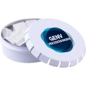 Mini clic-clac Dose mit Pfefferminzform