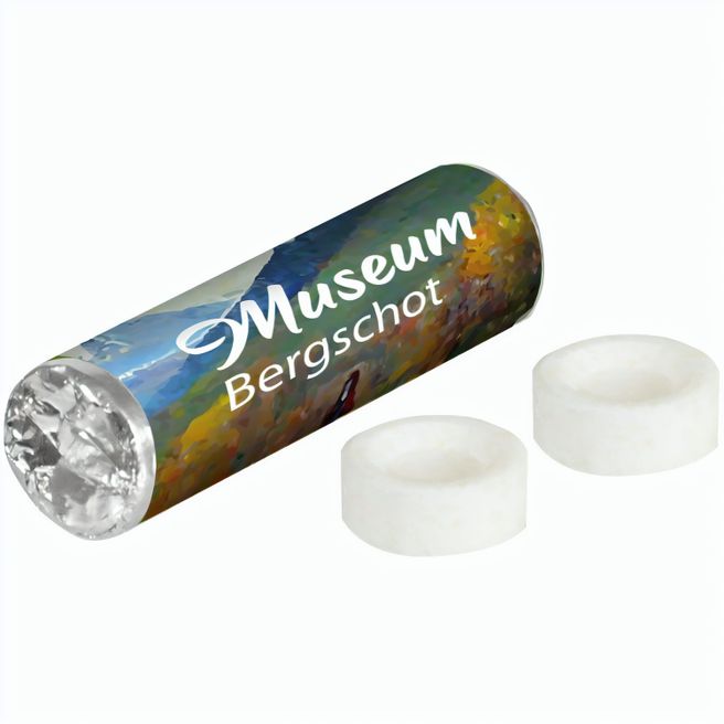 Traubenzuckerrolle mit Pfefferminzgeschmack