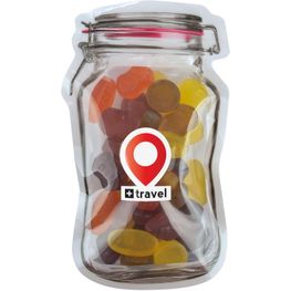 Briefkasten-"Weckglas" midi mit Süssigkeiten