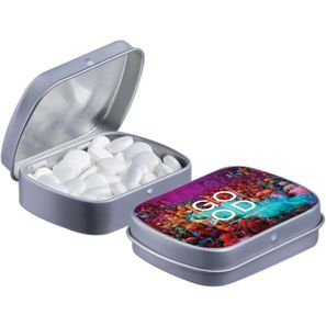 Mini Klappdeckeldose mit Pfefferminz