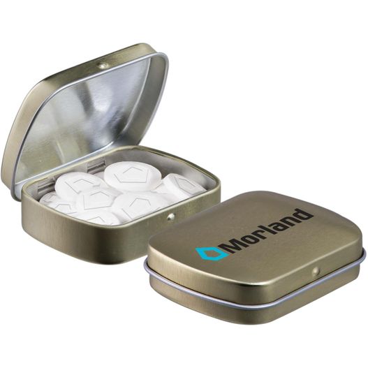 Produktabbildung Mini Klappdeckeldose Logo Pfefferminz Mini Klappdeckeldose Logo Pfefferminz (Bild 1)