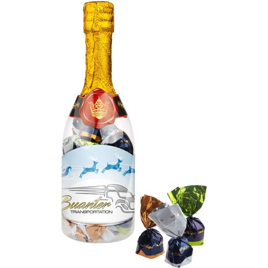 Produktabbildung Champagnerflasche mit Schokoladen Pralinen Champagnerflasche mit Schokoladen Pralinen (Bild 1)