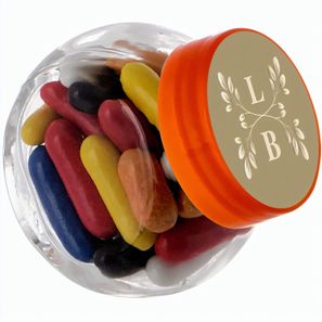 Mikro Glas 50 ml gefüllt mit Süßigkeiten