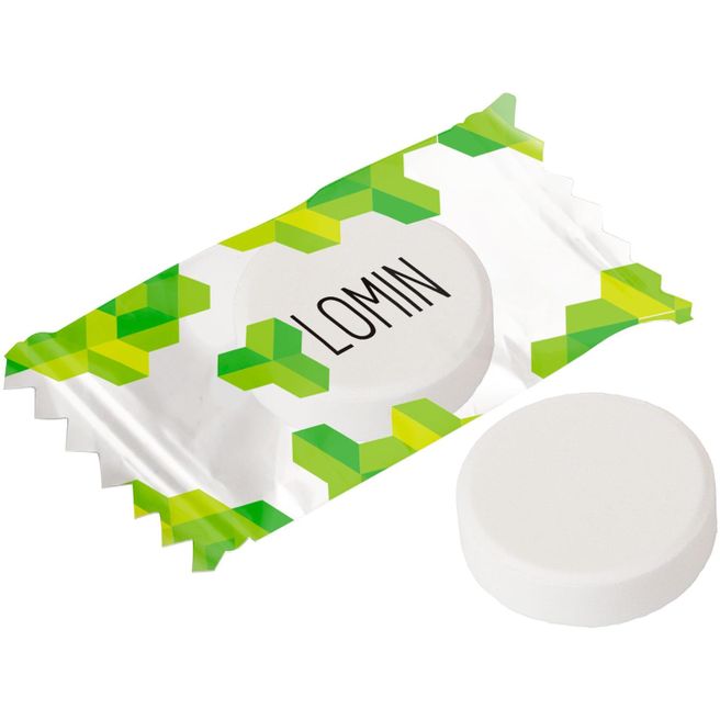 Flowpack mit Pfefferminz