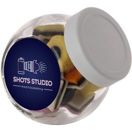 Mini Glas 0,2 Liter gefüllt mit Süßigkeiten