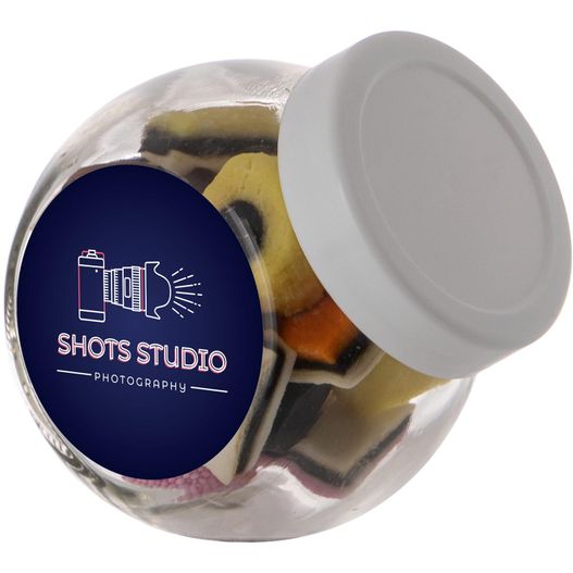 Mini Glas 0,2 Liter gefüllt mit Süßigkeiten (Bild 1)