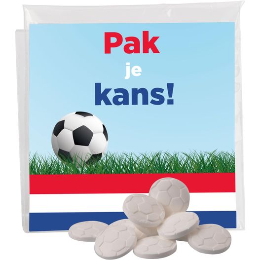 Transparent gefüllter Beutel mit farbigem Inlay (Bild 1)