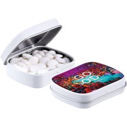 Mini Klappdeckeldose mit Pfefferminz