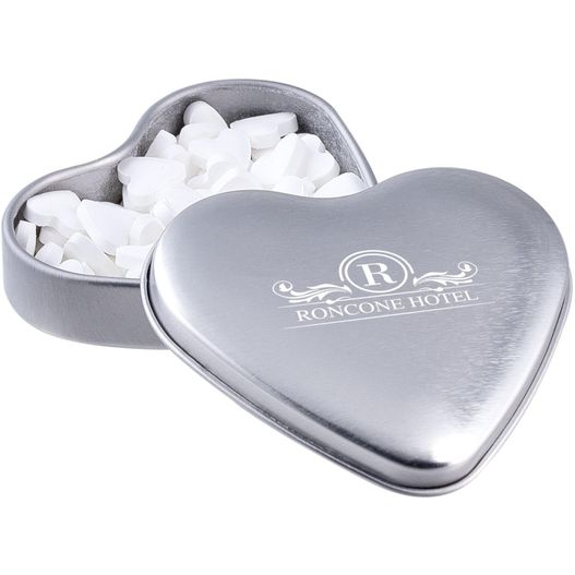 Produktabbildung Herzförmige Dose Pfefferminzherzen Herzförmige Dose Pfefferminzherzen (Bild 1)