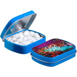 Mini Klappdeckeldose mit Pfefferminz
